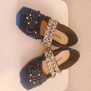 miumiu blue shoes